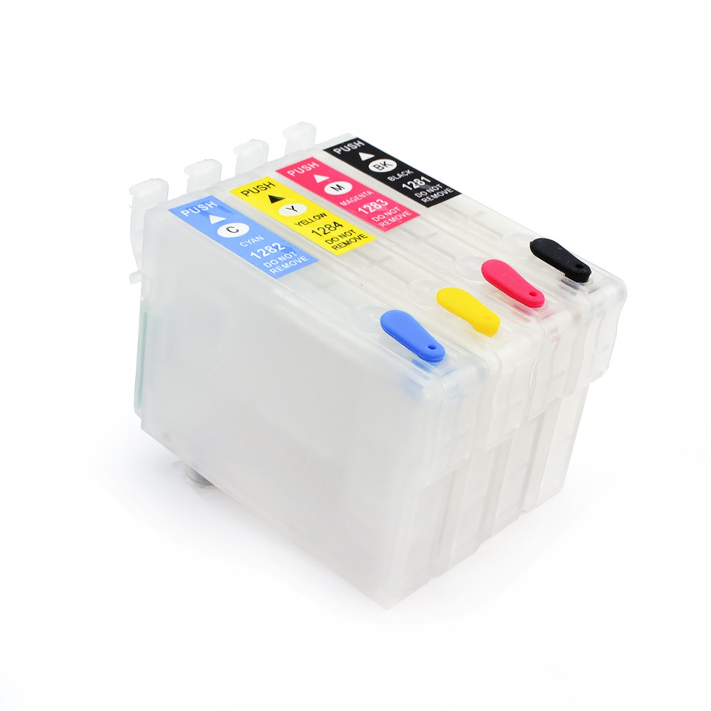 Cartuse reincarcabile pentru Epson T1281 T1282 T1283 T1284 - imagine 4
